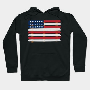 American Pallet Flag Hoodie